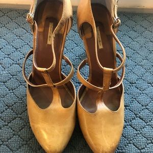 Max Studio Heels Leather Shoes